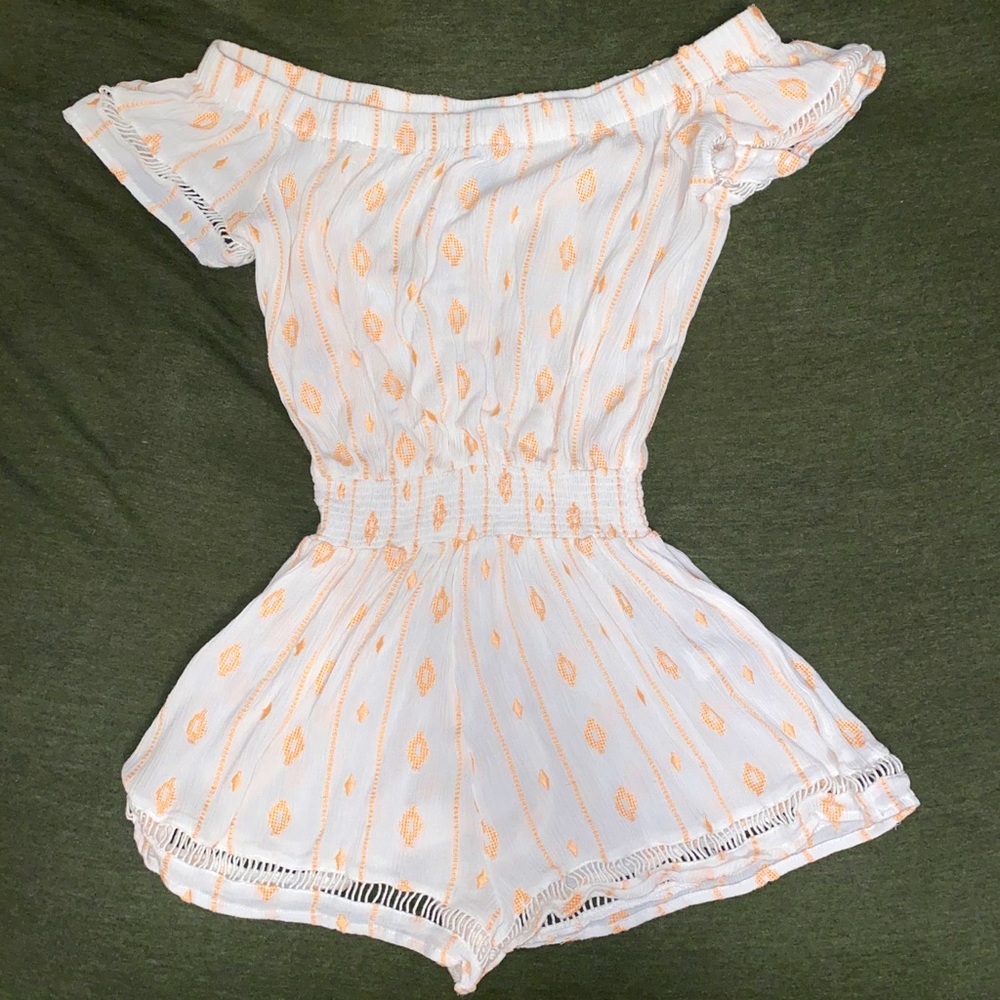 Off the shoulder romper